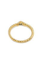 18k Yellow Gold Petit X Diamond Ring